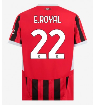 AC Milan Emerson Royal #22 Hjemmebanetrøje 2024-25 Kort ærmer